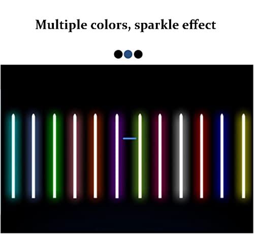 Espada Laser,láser Lightsaber LED-RGB 12 Colores Que cambian 10 Efectos de Sonido Espadas láser Recargables Juguete Regalo Cosplay Juguete Espada B,109CM