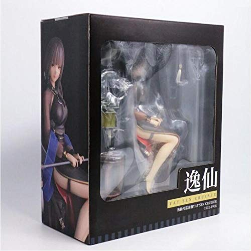 Estatua PVC Figuras De Acción Anime Figurita 19 Cm Warship Girls R Character Light Cruiser Yat San Cheongsam Lugar Encantador Ver. Modelo De Figura De PVC Yat