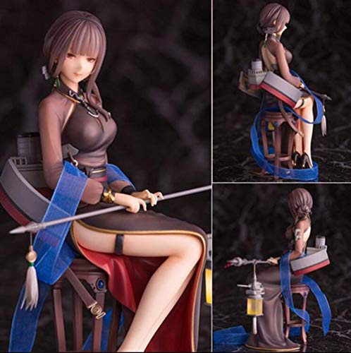 Estatua PVC Figuras De Acción Anime Figurita 19 Cm Warship Girls R Character Light Cruiser Yat San Cheongsam Lugar Encantador Ver. Modelo De Figura De PVC Yat