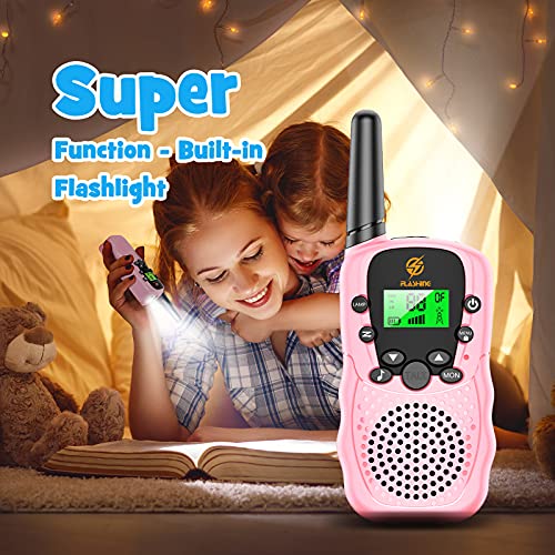 EUCOCO Regalo Niña 3 4 5 6 7 8 9 10 Años, Walkie Talkies Juguetes Niña 3-12 Años Juguetes para Niñas Juguetes Niña Regalos Niña 3-12 Años Juguetes para Niñas Juegos Exterior Niños