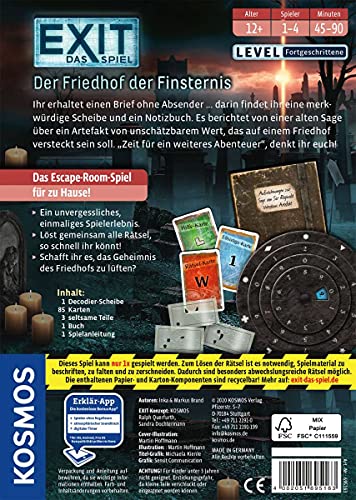 EXIT Das Spiel - Set: Die Entführung in Fortune City + Der Friedhof der Finkernis Level: Avanzado + 2X Exit Sticker