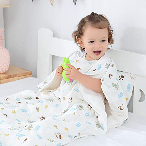 Exquisito saco de dormir para bebés nido de bebé de algodón suave 1-4 años lindo niño niñas saco de dormir niños colcha de jardín de infantes (100 * 70 cm)