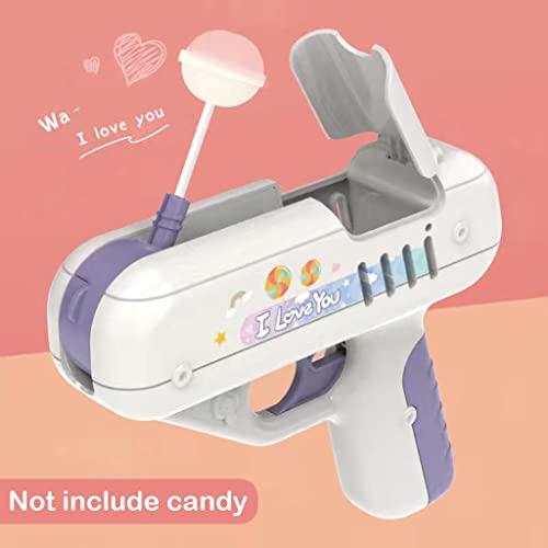 F Fityle 3 Piezas Novedad Lollipop Gun Candy Gun Lollipop Juguetes Sorpresa para Niños Niñas