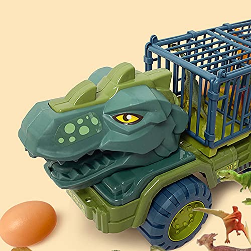 F Fityle Juguetes de Transporte de Vehículos, Transporte de Dinosaurios con Juguetes de Dinosaurios para Niños, Juguete de Simulación, Regalos para Niños