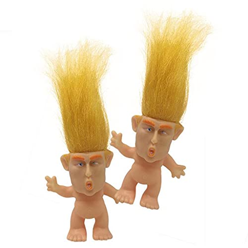 F Fityle Troll Muñecos de Troll de Pie Buena Suerte Muñecas Estatuillas Regalos Decorativos