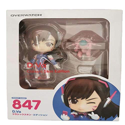 Factorydiy Figura de acción de Anime Modelo Figuras de Arcilla Overwatch Overwatch DVA Song Hana Doll Toy Alto Aproximadamente 10CM, Adultos y fanáticos del Anime