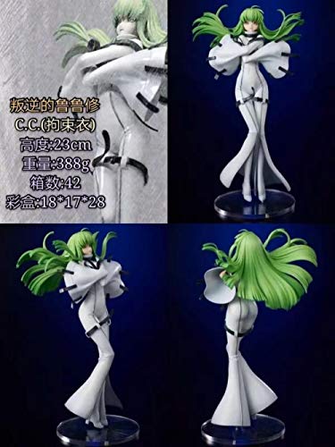 Factorydiy Figuras Anime Baratas Anime Code Geass Lelouch of Rebellion Close Clothes Ver CC PVC Figura de acción Juguete Alto Aprox23 CM Adornos Juguete Animaciones Modelo de Personaje