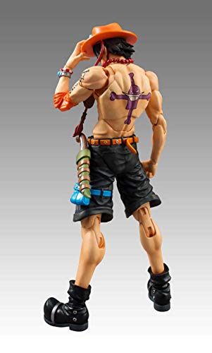 Factorydiy Figuras Anime Baratas Anime One Piece Articulaciones Moveable Ace PVC Figura de acción Colección Modelo Juguetes, Alto Aprox18 CM Modelo de Personaje de Anime