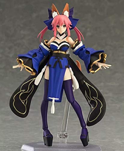 Factorydiy Figuras Anime Baratas Figma Fate Extra Caster Tamamo No Mae Fox Girl Bjd PVC Figuras de acción Juguetes, Alto Aprox.15 CM Adornos Coleccionables Juguete Animaciones Modelo de Personaje