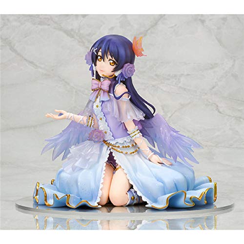 Factorydiy Figuras Anime Baratas Love Live Anime Figuras UMI Girls Ilustración School Idol PVC Colección de acción Modelo de Juguete Alto Aprox16 Cm Modelo de Personaje de Anime