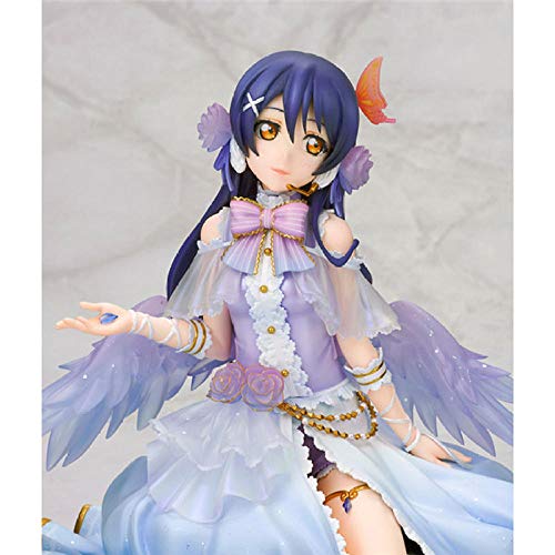 Factorydiy Figuras Anime Baratas Love Live Anime Figuras UMI Girls Ilustración School Idol PVC Colección de acción Modelo de Juguete Alto Aprox16 Cm Modelo de Personaje de Anime