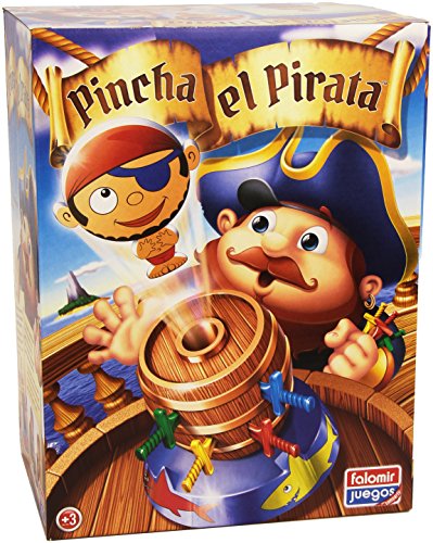 Falomir 9506 ¿Qué Soy Yo? Juego para niños a Partir de 7 años, 2-4 Jugadores + Pincha El Pirata Juego de Mesa, Multicolor, Única (646476)