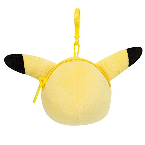 Famosa Softies - Pokèmon Monedero, peluche Pikachu, 12 cm, color amarillo (Famosa 760015202)