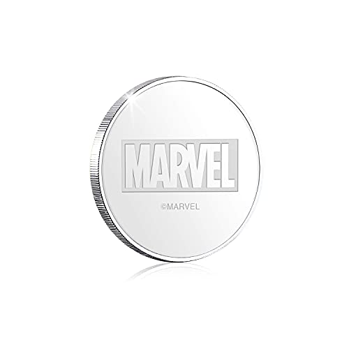 FANTASY CLUB Marvel Spiderman - Moneda / Medalla Oficial acuñada en Plata Pura .999 presentada en Blister Coleccionista - 32mm