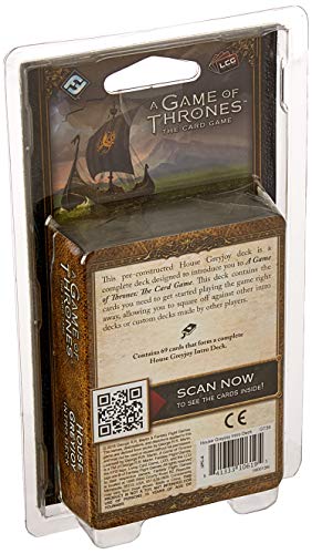 Fantasy Flight Games FFGGT39 House Greyjoy Intro Deck: Juego de Tronos, Multicolor