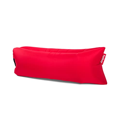 Fatboy® Lamzac 2.0 Sofá Inflable | Rojo | Sillón Hinchable con Relleno de Aire | Apto para Uso Exterior | 200 x 90 x 50 cm