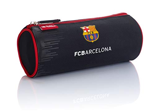 FC Barcelona Estuche - Bolsa FC-243 The Best Team 7 Estuche 22 cm, Color Negro