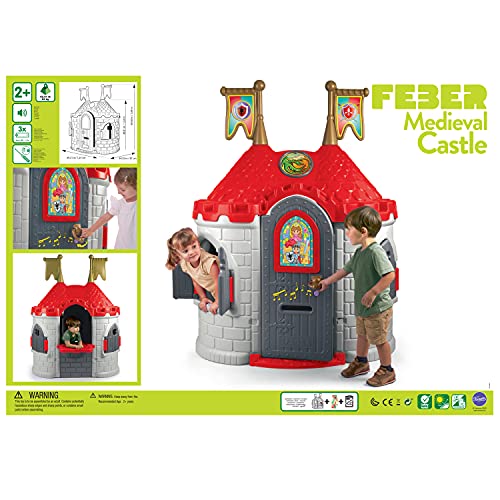 FEBER Castle, Castillo Medieval de Juegos Infantil a Partir de 2 años (Famosa 800012609)