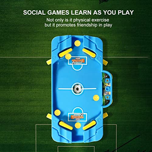 Fencelly Mini juego de fútbol de mesa, juegos de deportes de competencia de mesa, juego de mesa deportivo de escritorio para juegos familiares y diversión nocturna