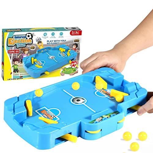 Fencelly Mini juego de fútbol de mesa, juegos de deportes de competencia de mesa, juego de mesa deportivo de escritorio para juegos familiares y diversión nocturna