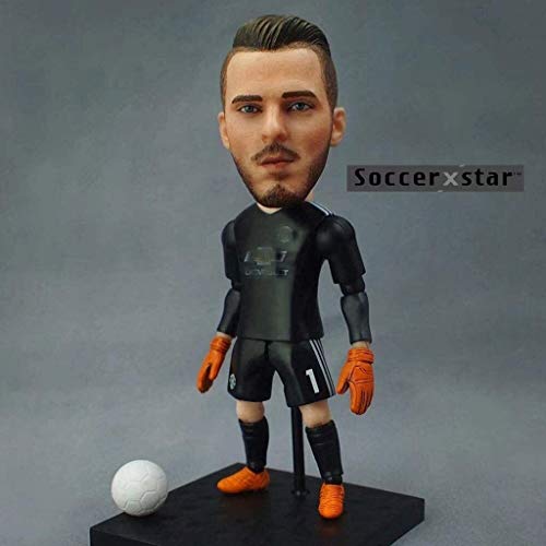 Figura de acción de Cáceres Estrella 1/6 David de Gea del colector de objetos de colección Manchester United / fútbol for el aficionado al fútbol / decoración del tablero de instrumentos for el coche