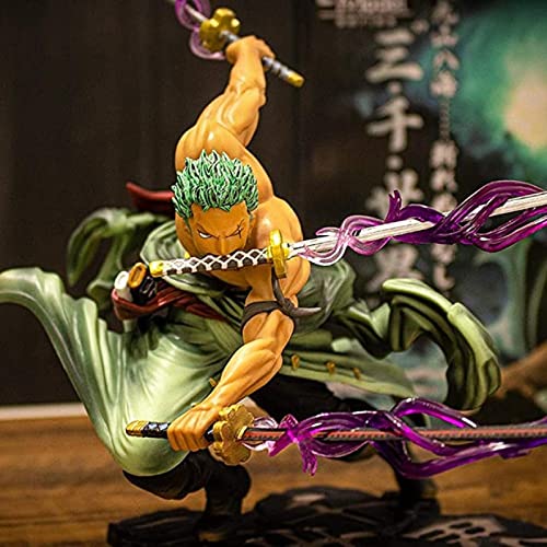 Figura de Anime de una Pieza: Imagen de Juguete de Tres mil Mundo Roronoa Zoro