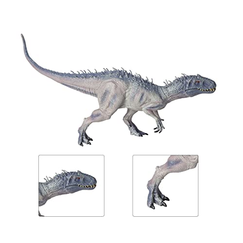 Figura de Dinosaurio Realista, Modelo de Dinosaurio Sólido de PVC Que No Se Desvanece para Decoración del Hogar para Edades de 3＋ para Juguetes Educativos Tempranos(Tiranosaurio Rex de Pelo Largo)