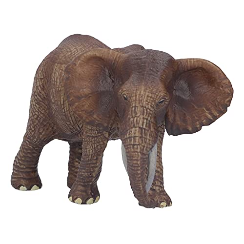 Figura de elefante, Figuras de elefante africano, Modelo de elefante africano, Modelo de elefante bebé de simulación, Elefante de juguete realista, Adornos de escultura de elefante(Elefantenweibchen)