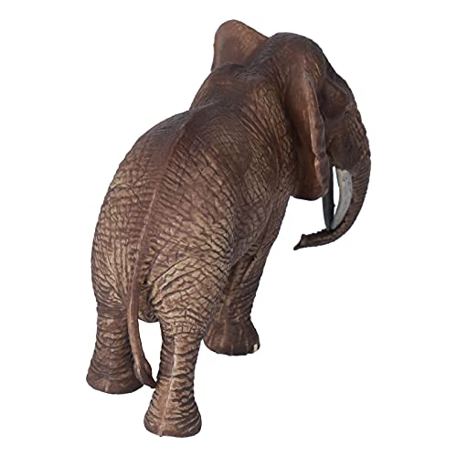 Figura de elefante, Figuras de elefante africano, Modelo de elefante africano, Modelo de elefante bebé de simulación, Elefante de juguete realista, Adornos de escultura de elefante(Elefantenweibchen)