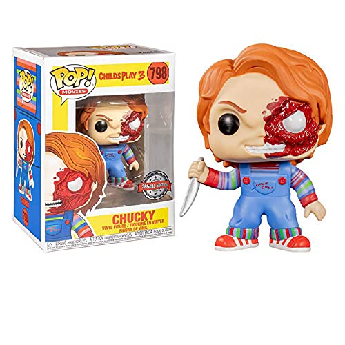 Figura de vinilo Pop # 798 de la serie de películas de terror de la serie de películas de terror de juego infantil Figura de acción de Chucky de la colección de juguetes regalos para niños