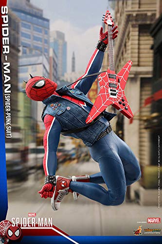 Figura Spider-Punk 30 cm. Marvel's Spiderman. Masterpiece. Escala 1:6. Hot Toys