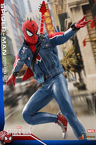 Figura Spider-Punk 30 cm. Marvel's Spiderman. Masterpiece. Escala 1:6. Hot Toys