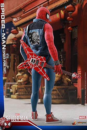 Figura Spider-Punk 30 cm. Marvel's Spiderman. Masterpiece. Escala 1:6. Hot Toys