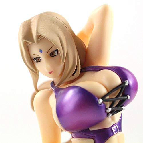 Figuras Anime Baratas Shippuden Anime Girl Traje de baño Ver. Figura de acción de PVC juguetes Senju Clan modelo coleccionable muñeca regalo alto aproximadamente 21 cm Adornos Coleccionables Jugu