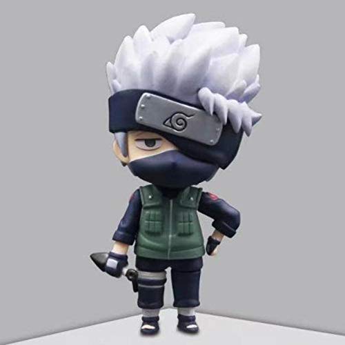 Figuras Anime Baratas Shippuden Hatake Kakashi Q Posket Figura de acción Articulaciones móviles Cambio de Cara Figura de Anime Juguetes Approx10CM