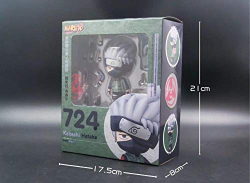 Figuras Anime Baratas Shippuden Hatake Kakashi Q Posket Figura de acción Articulaciones móviles Cambio de Cara Figura de Anime Juguetes Approx10CM