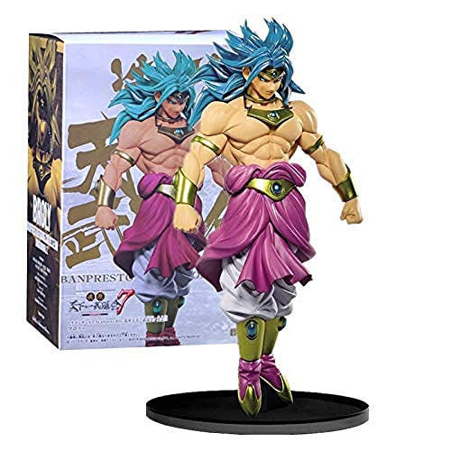 Figuras de acción Decoración del hogar Dragon Ball Z Super Saiyan Broly Figura Teatro Ver Anime Souvenirs Coleccionables Artesanía Juguete Anime Modelo