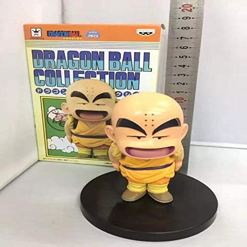 	 Figuras De Acción del Anime De Dragon Ball Krilin Joven Goku Muñeca Carácter Modelo Estatua Regalo De La Decoración 12CM A+B