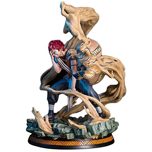 Figuras de Gaara Paisaje estático Arena Nube Tormenta La Grúa Guardando la Cola Modelo de Arena de PVC Anime Cartoon Game Personaje Figura de Estatua Juguete de Escritorio Coleccionables Decoraciones