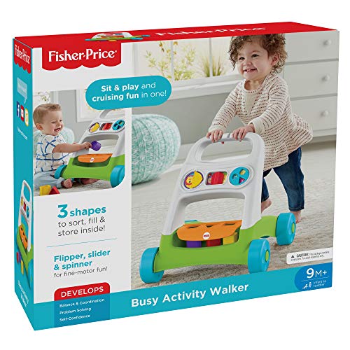 Fisher-Price - Andador activity Correpasillos bebés +9 meses (Mattel FYK65)