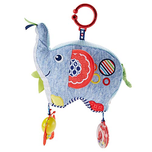 Fisher-Price Elefante activity, juguete colgante para bebé recién nacido (Mattel FDC58)