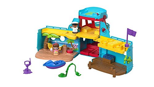 Fisher-Price- Little People - Barco, 1 Stück (1er Pack) (Mattel GmbH FXJ47)