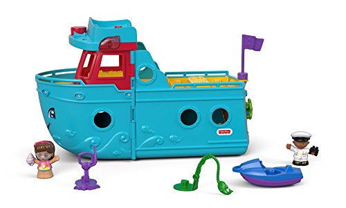 Fisher-Price- Little People - Barco, 1 Stück (1er Pack) (Mattel GmbH FXJ47)