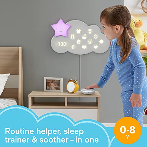 Fisher-Price Lumalou Lámpara Rutinas de Sueño - Producto para Bebés - 3 en 1 - Interactivo - Smart Connect App - Regalo para Niños de 0-8 Años