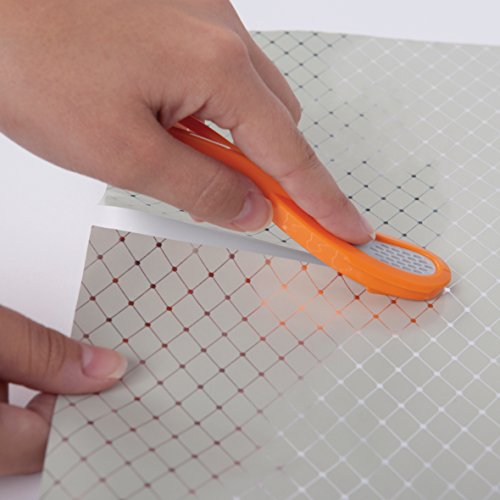 Fiskars Cortador de papel, Longitud total: 16.6 cm, Acero de calidad/Plástico, Naranja/Gris, 1004713