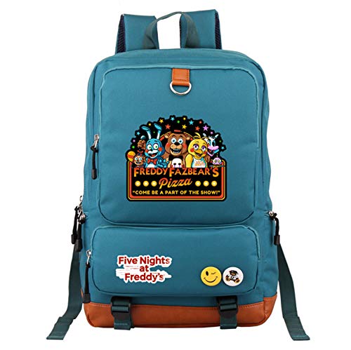 Five Nights Fre-ddy Mochila para niñas y niños FNAF mochila escolar para niños bolso de libros para mujeres casual mochila de Dibujos animados lindo oso casual elegante mochila escolar tamaño grande