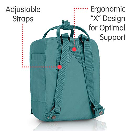 Fjällräven Kånken Mini Mochila de Senderismo Unisex Adulto, Verde (Frost Green), 7 l (29 x 20 x 13 cm)