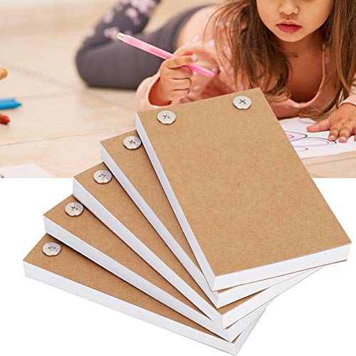 Flip Book Kit, Flipbooks en blanco Papel de animación para creación de dibujos animados para dibujar para animación