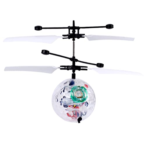 Flying Ball, Bola voladora Luminosa LED, Control Manual Luces LED de Discoteca RC Helicóptero Volador Drone Juguete para niños, Juegos de Interior y Exterior Juguetes