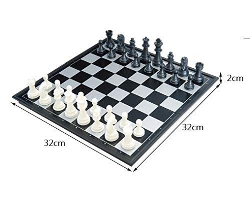 Folding Game Board and for The Handcrafted Wood Chess Pieces Handmade Portable Travel Chess Board The Best Gift for Family Children Friends and Parents